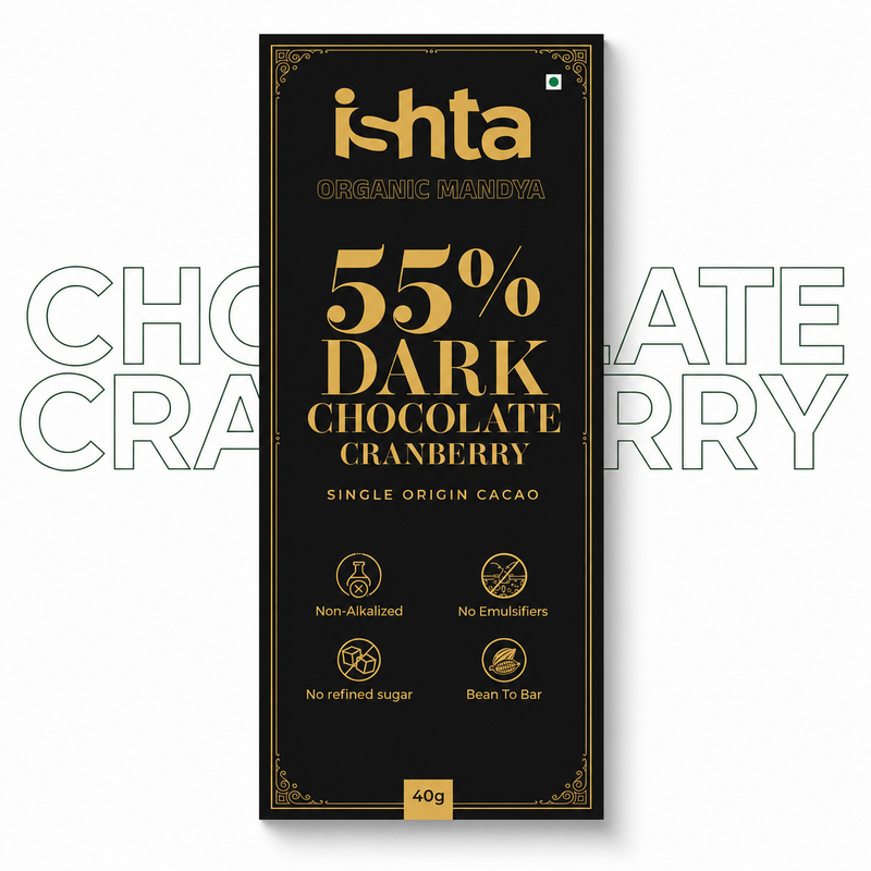 Dark Chocolate with Cranberry (40g)