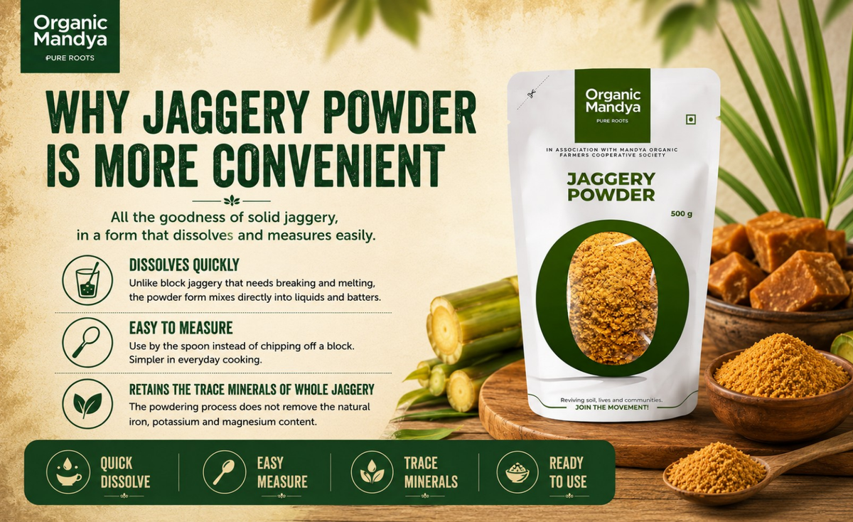 measurable - jaggery - powder