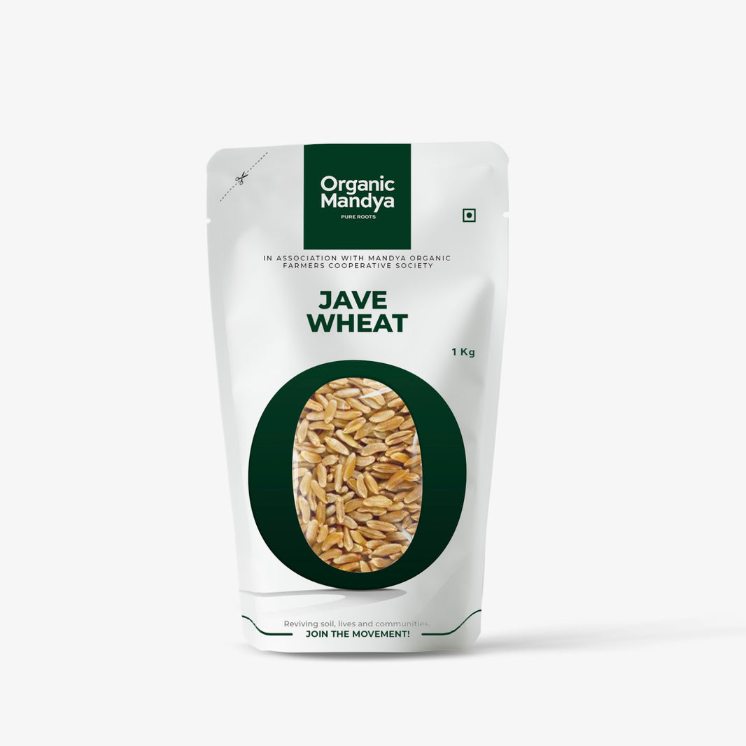 Organic Mandya- Jave Wheat- 1kg Front