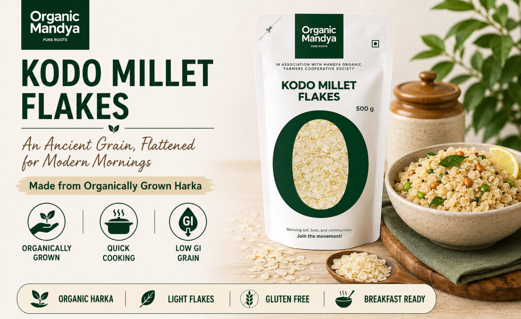 kodo - millet - flakes - for - modern - mornings