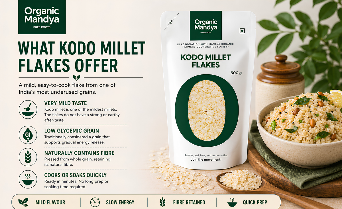 Easy - to -cook - kodo - millet - flakes