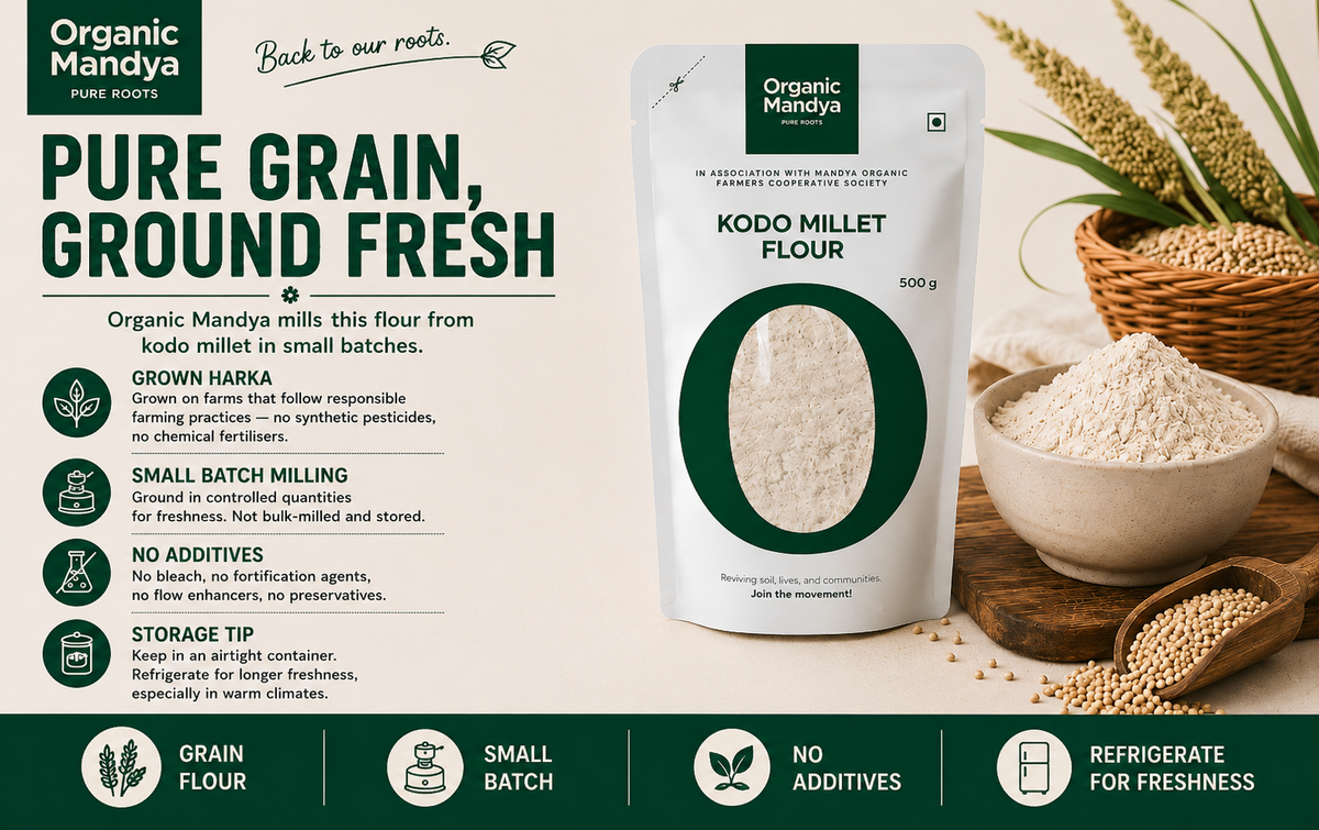 Kodo Millet Flour Advertisement