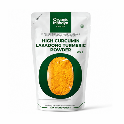 Lakadong Turmeric Powder (High Curcumin Haldi) | 200g Pouch