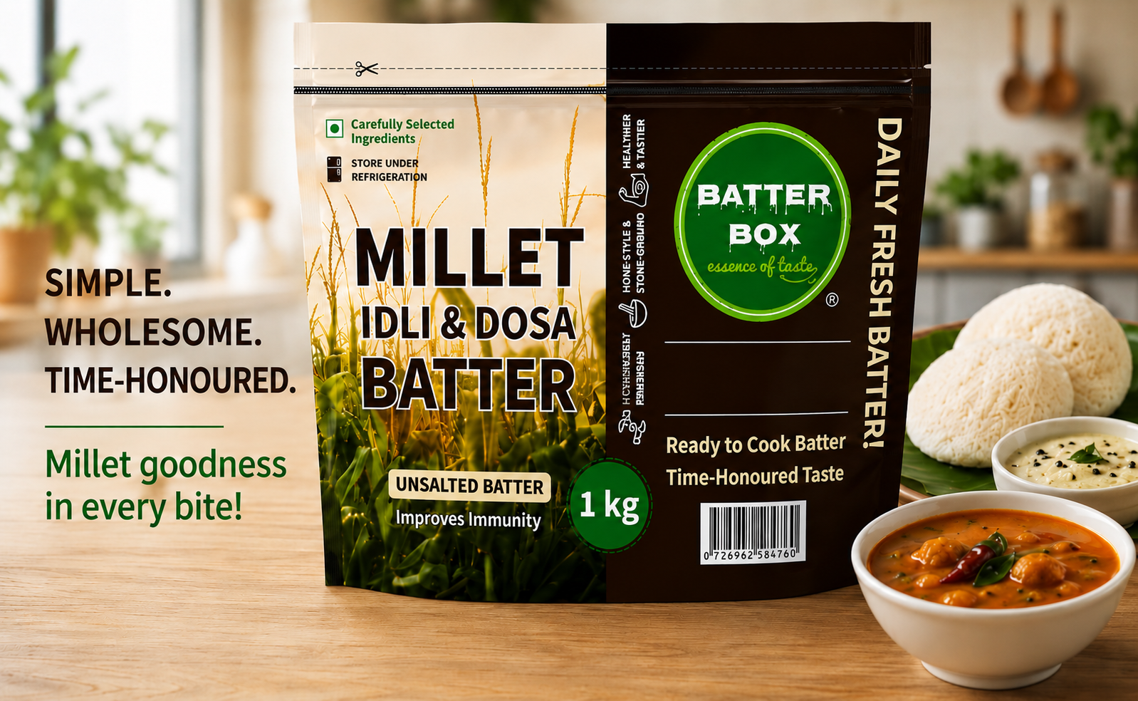 Millet Idli Dosa Batter