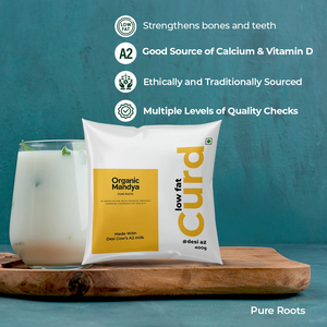 A2 Low Fat Curd Organic Mandya