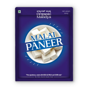 Malai paneer front - Organic mandya