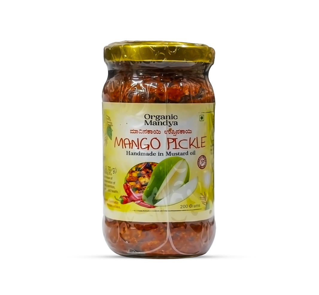 Mango pickle front-Organic mandya