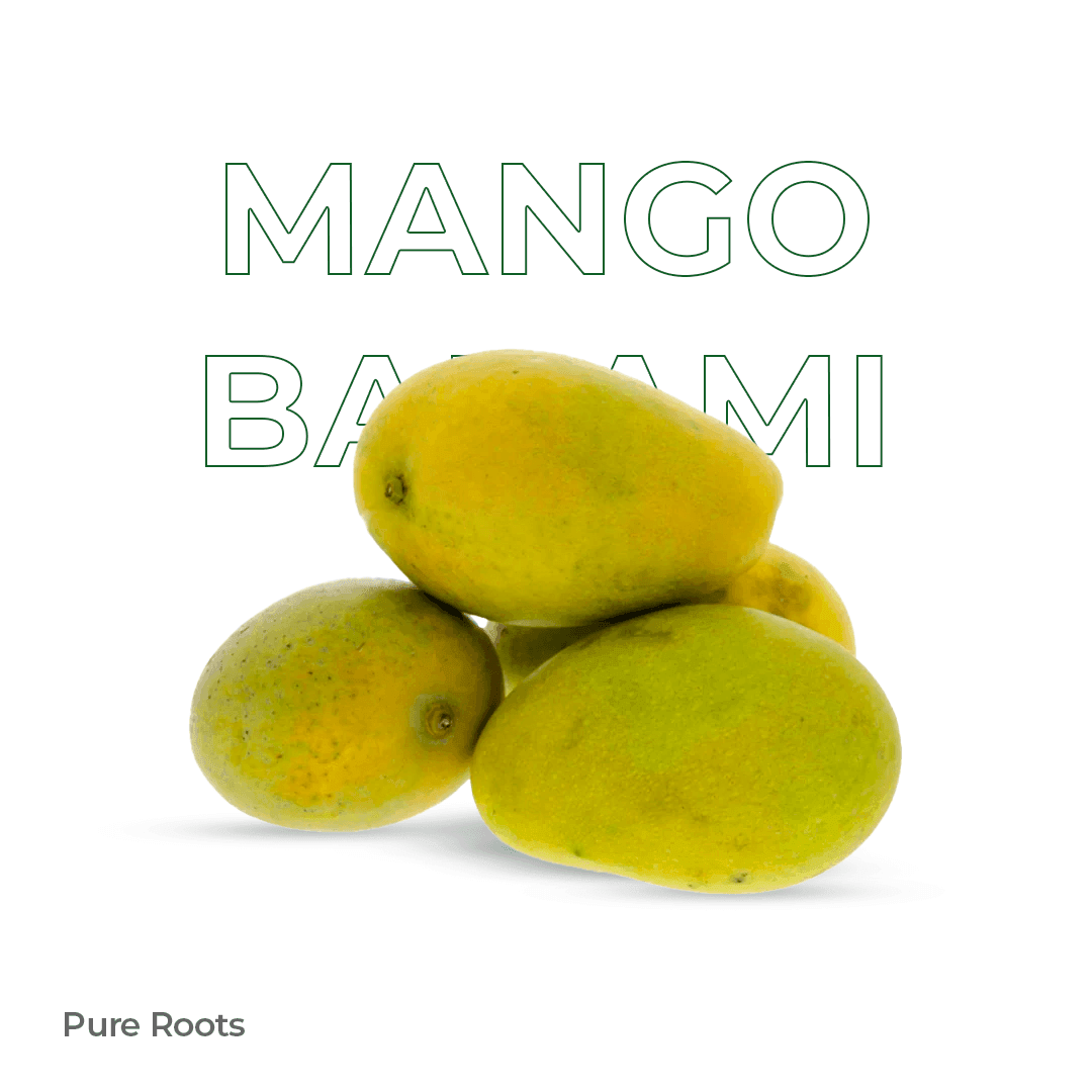 Organic Mango Badami Raw (Semi-ripe & mildly sweet) - Organic Mandya