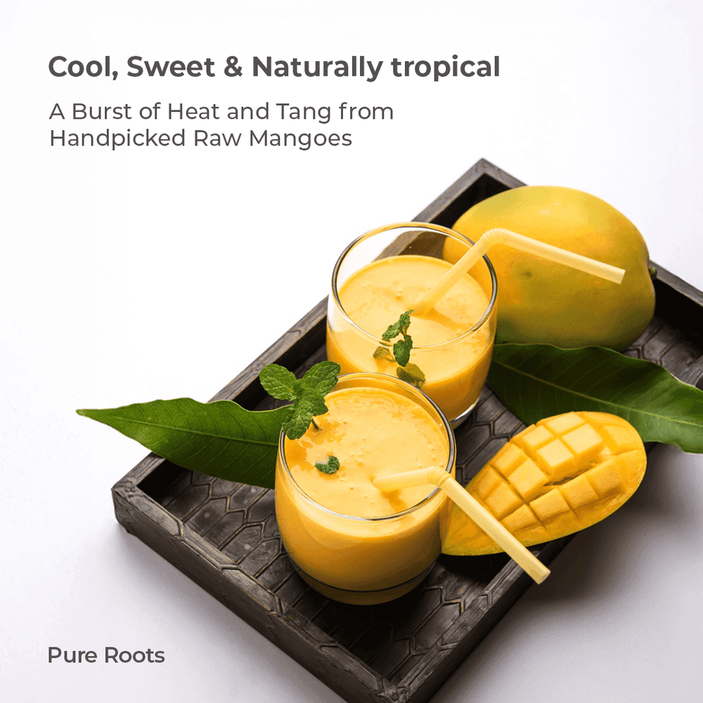 Badami Raw Mango | Semi-Ripe with Mild Sweetness