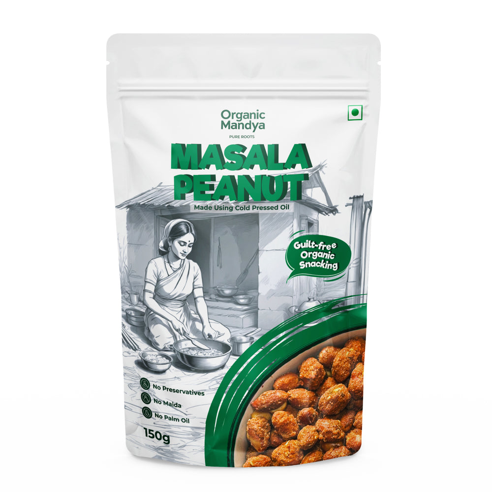 Masala peanut front - Organic mandya