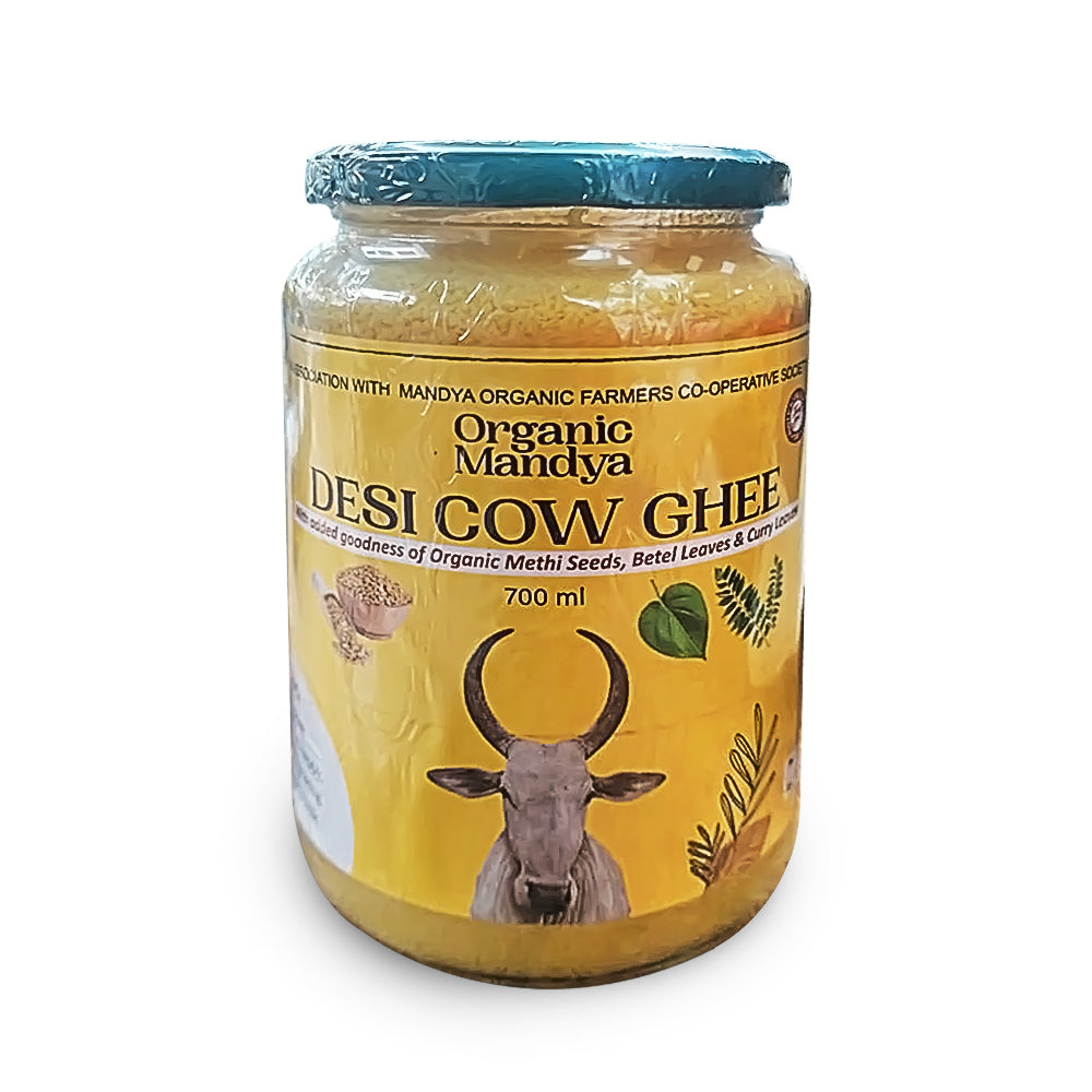 Masala added desi cow ghee front - Organic mandya