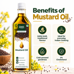 Mustard Oil Cold Pressed & Unrefined (500ml)