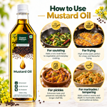 Mustard Oil Cold Pressed & Unrefined (500ml)