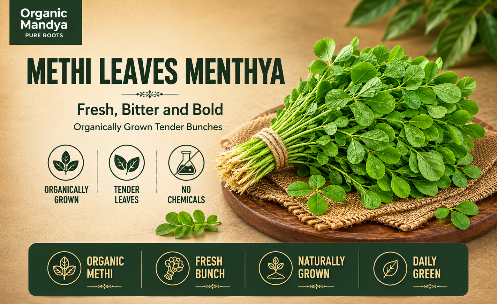 organic - methi - leaves