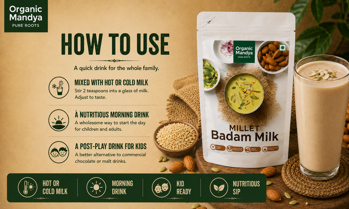 Millet Almond Beverage Mix