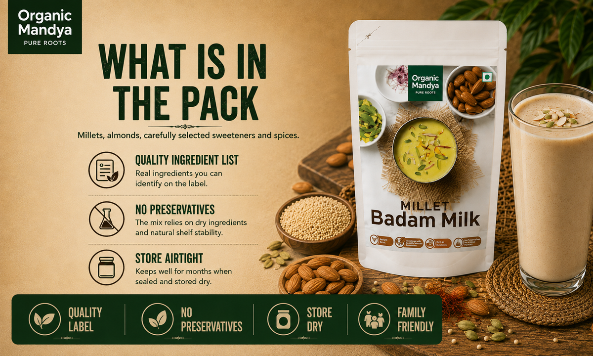 Millet Almond Beverage Mix