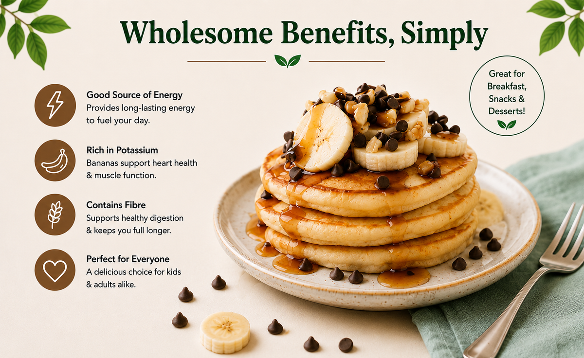 Banana millet pancake benefits