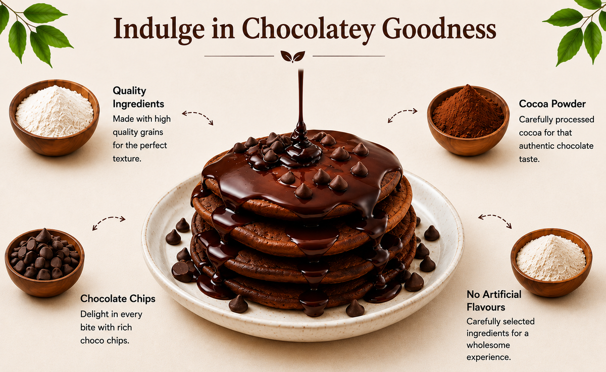 Premium Chocolate Pancake Ingredients