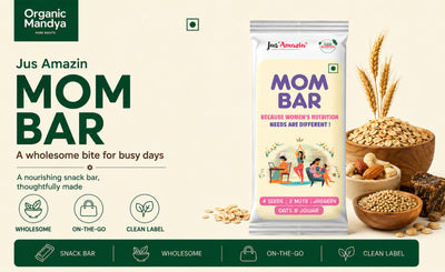 Mom Bar 40g | Healthy Protein & Energy Snack Bar | Jus Amazin