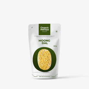 Ogrganic Mandya Moong Dal 500g Front