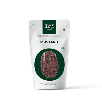 Organic Mandya Mustard Seeds (Sasive) – 100% Natural & Chemical-Free