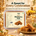 Bellada Mysuru Pak | Jaggery Mysuru Pak with A2 Desi Cow Ghee (250g)
