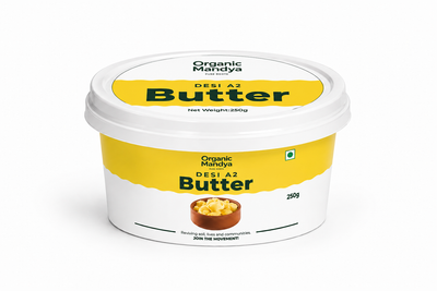 A2 Desi Butter | Organic Mandya Cow Milk Butter (Makhan)