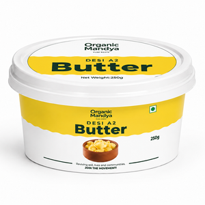 A2 Desi Butter | Organic Mandya Cow Milk Butter (Makhan)