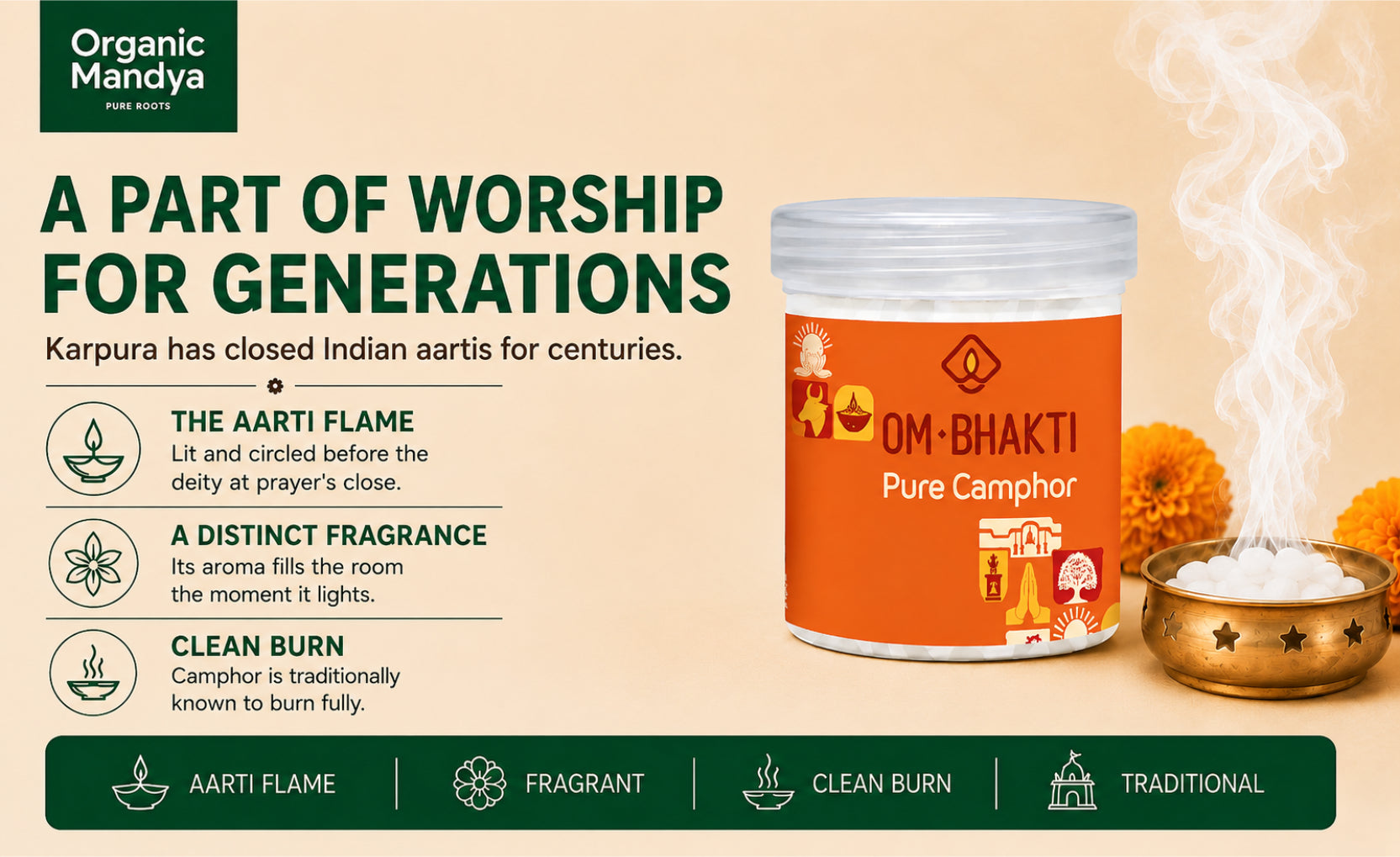 ombhakti small camphor box