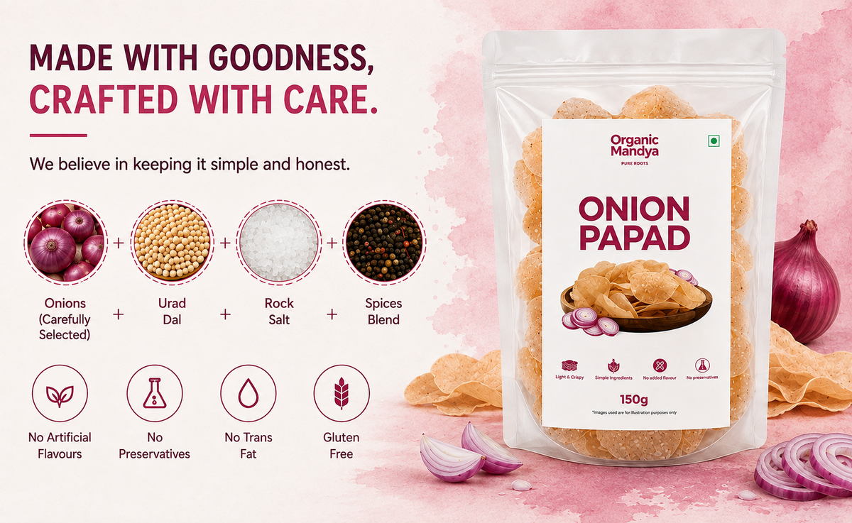 Onion Papad Ingredient Showcase