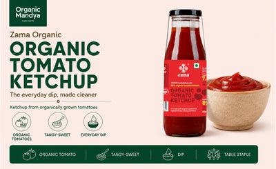 Organic Tomato Ketchup 300g from Zama | Healthy Tomato Ketchup