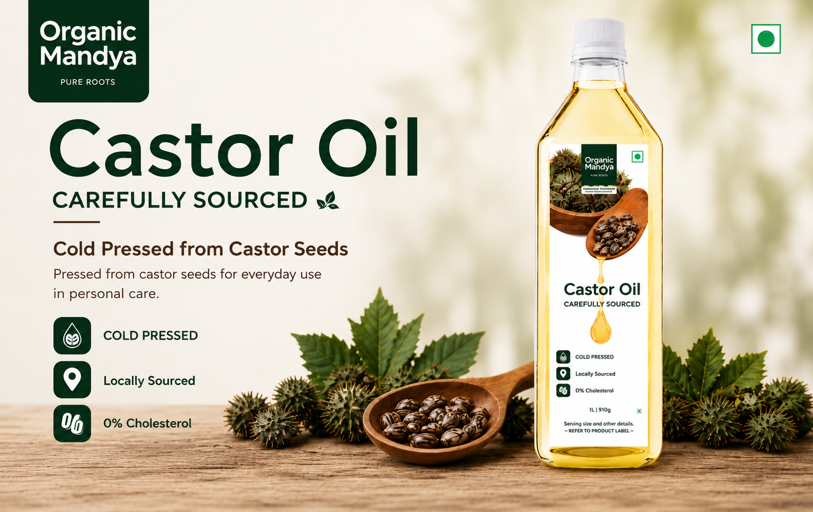 Organic Mandya Castor Oil