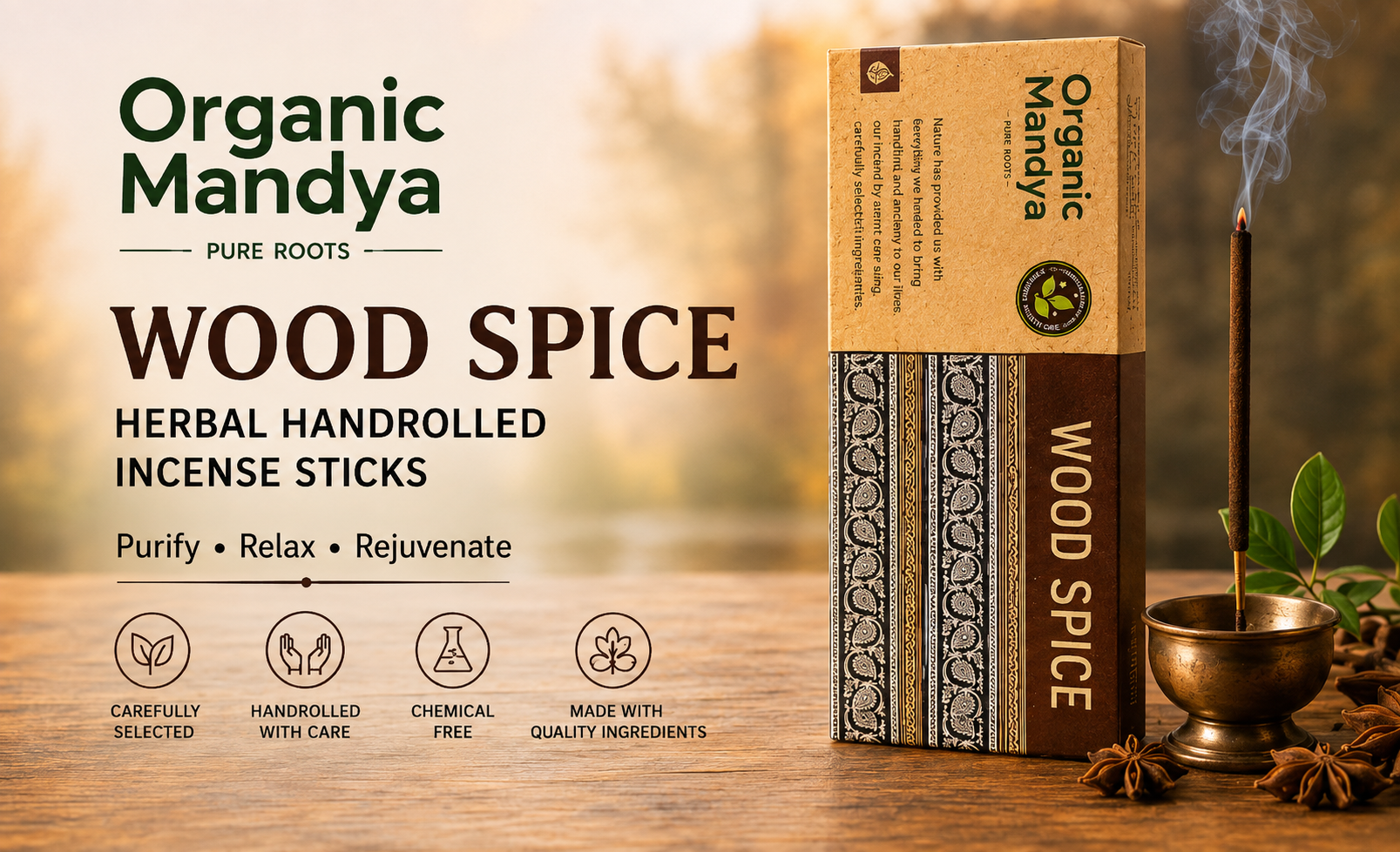 Wood Spice incense usage