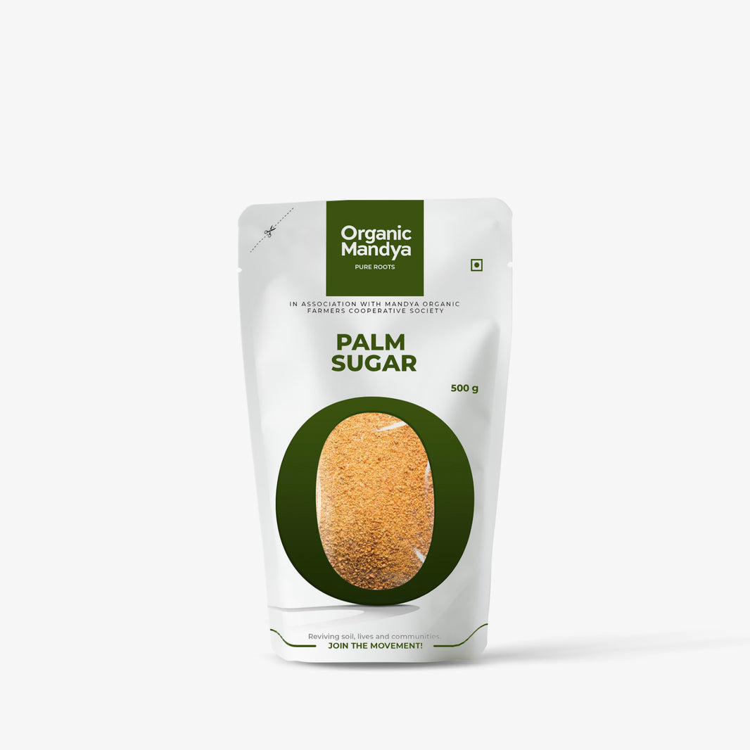 Organic Mandya Plam Sugar Front - 500g