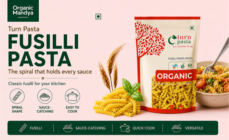 Pasta Fusilli 400g By Turn