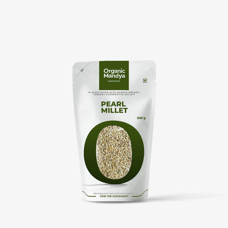Organic Pearl Millet Flakes (Bajra Flakes / Millet Poha)