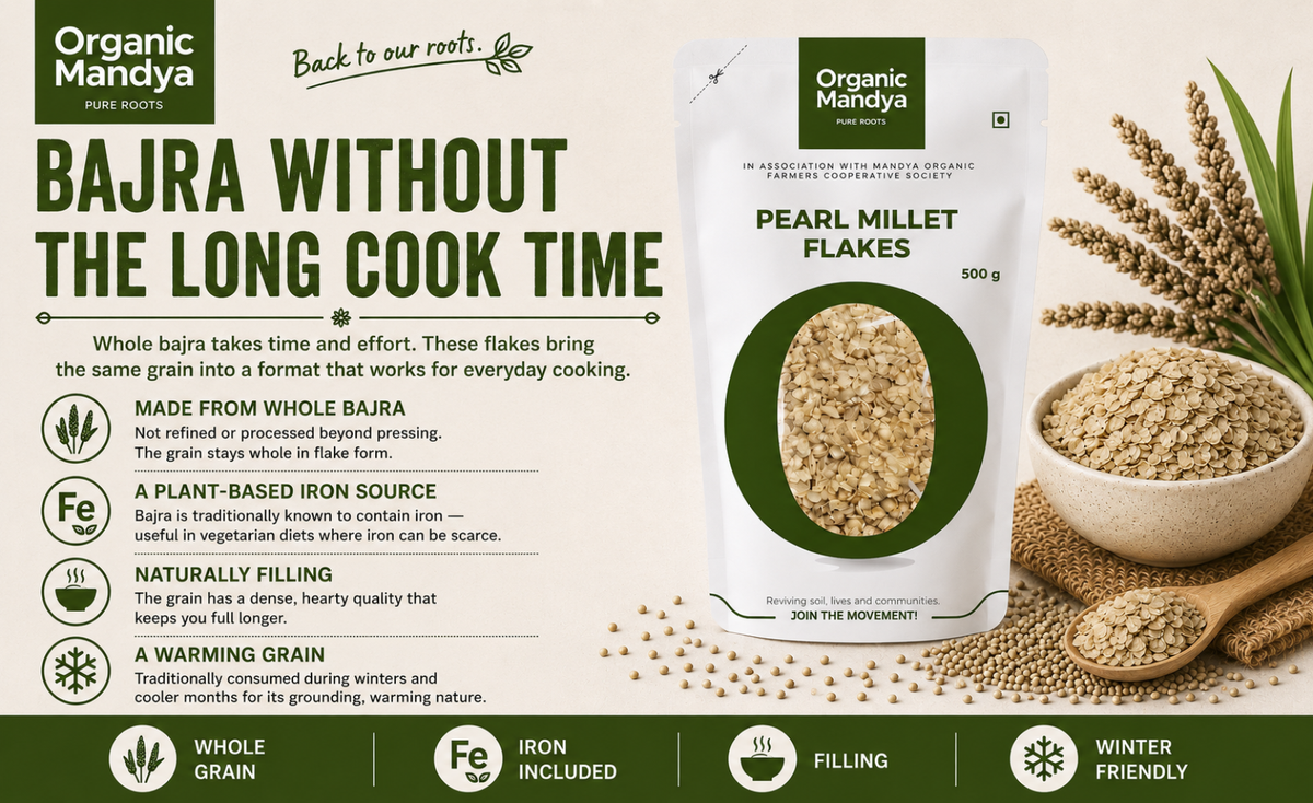 Natural - pearl - millet - flakes