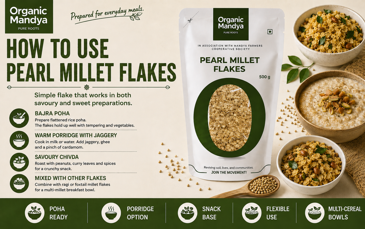 Pearl Millet Flakes Product Information