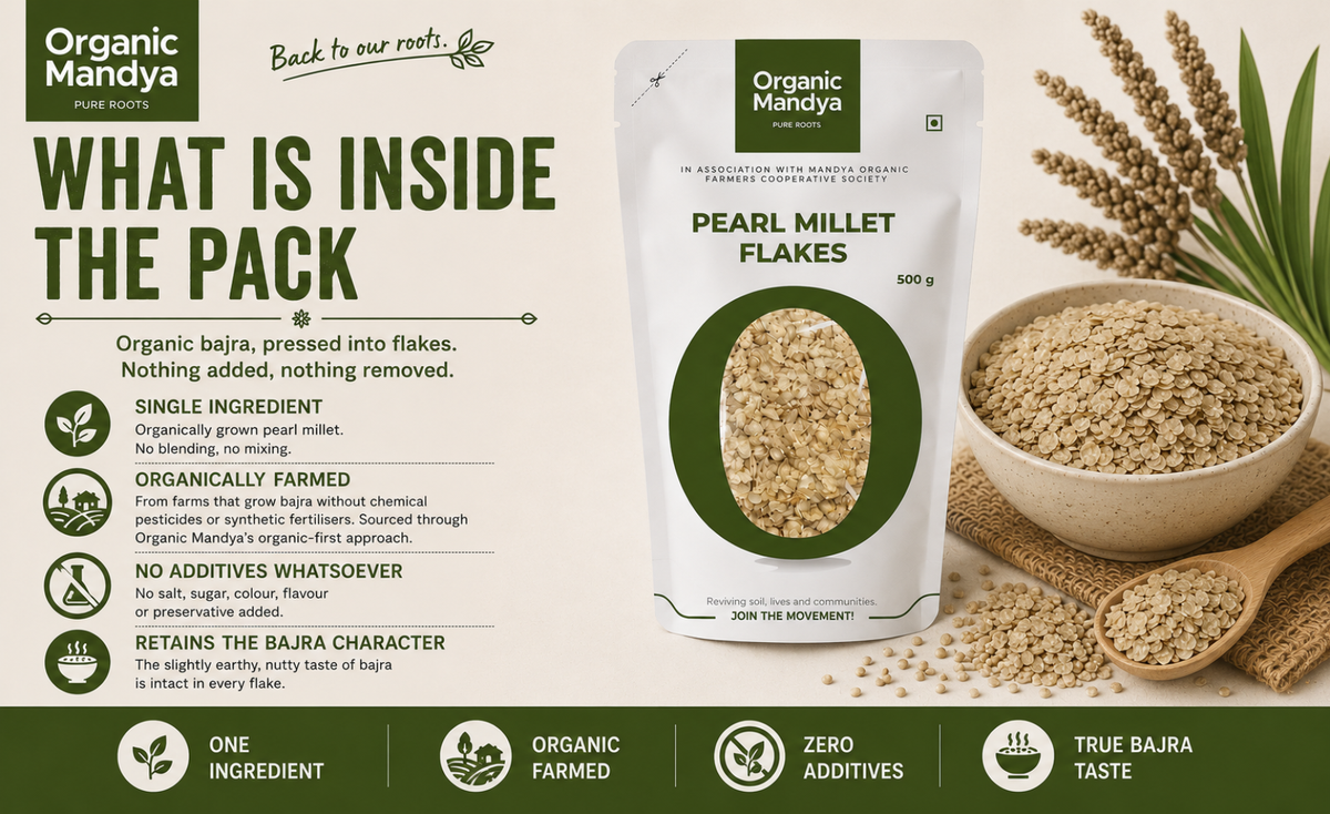 Farm - fresh - pearl - millet - flakes
