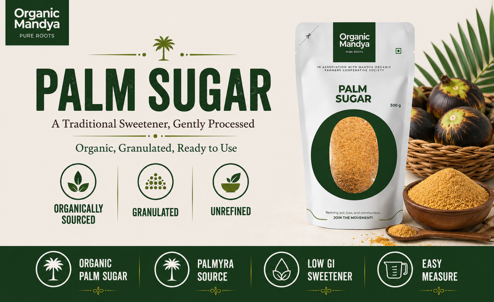 organic - palm - sugar
