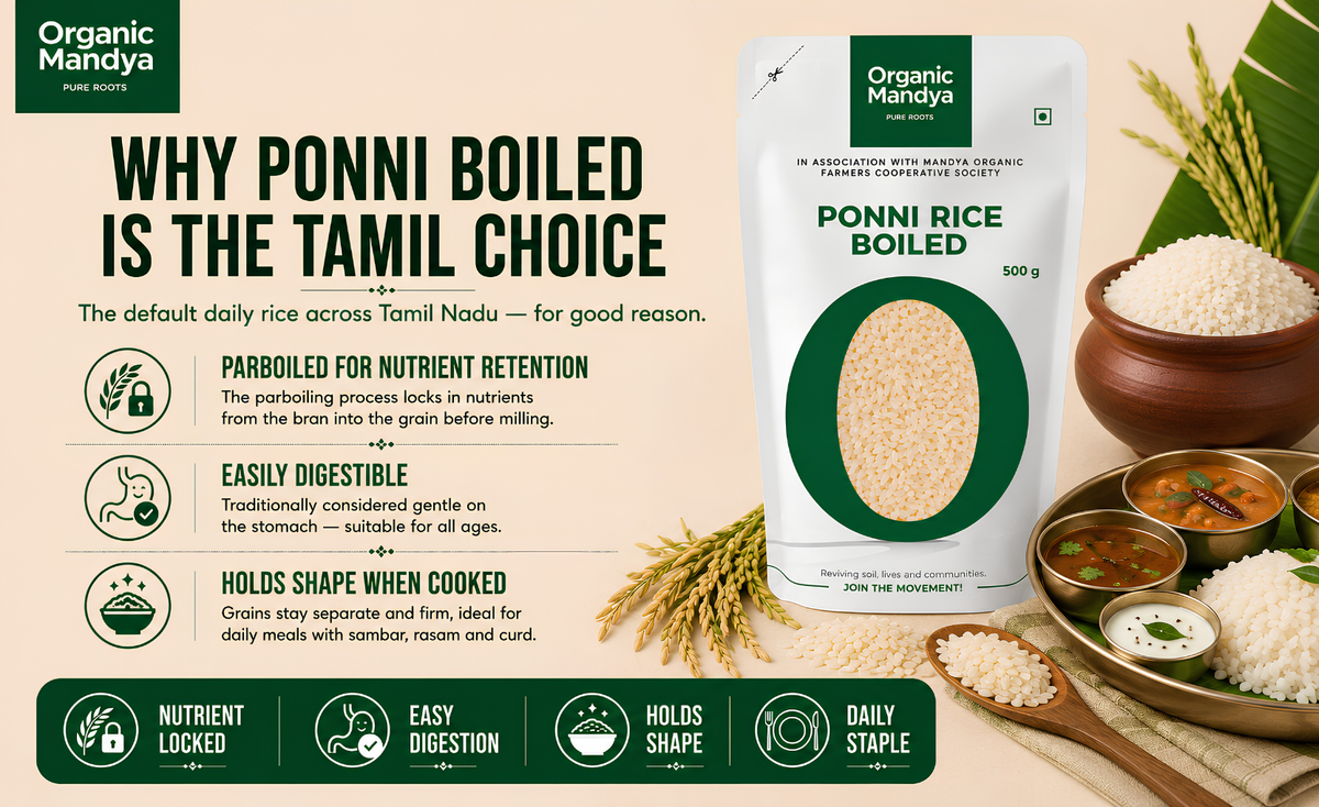 nutrient - ponni - rice - boiled