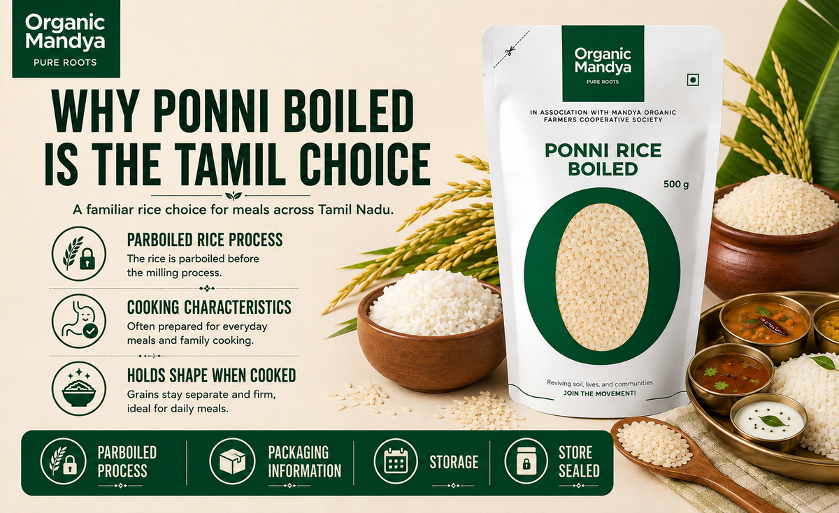 Parboiled Ponni rice pack