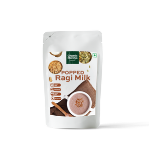 Popped Ragi Milk instant Drink 200g Front-Organic Mandya 