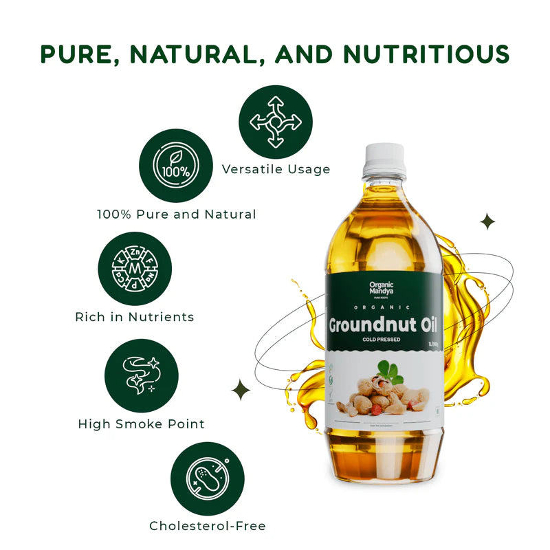 Organic Mandya  Monsoon Bajji Bonda Combo – Cold Pressed Groundnut Oil & Besan