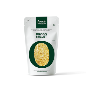 Proso Millet 1kg Front-Organic Mandya 