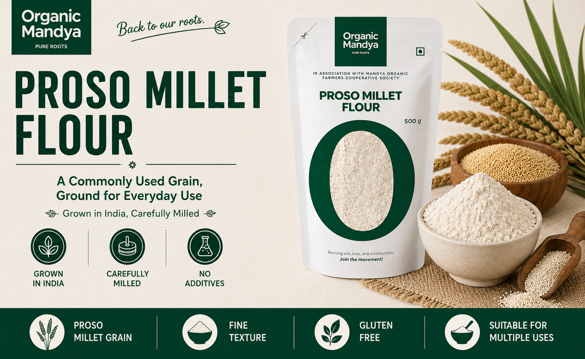 Proso millet flour product