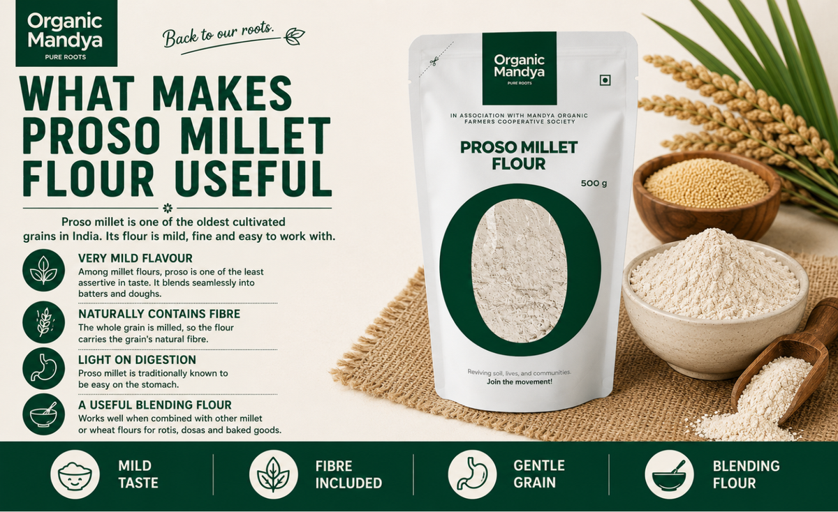 Natural - proso - millet - flour