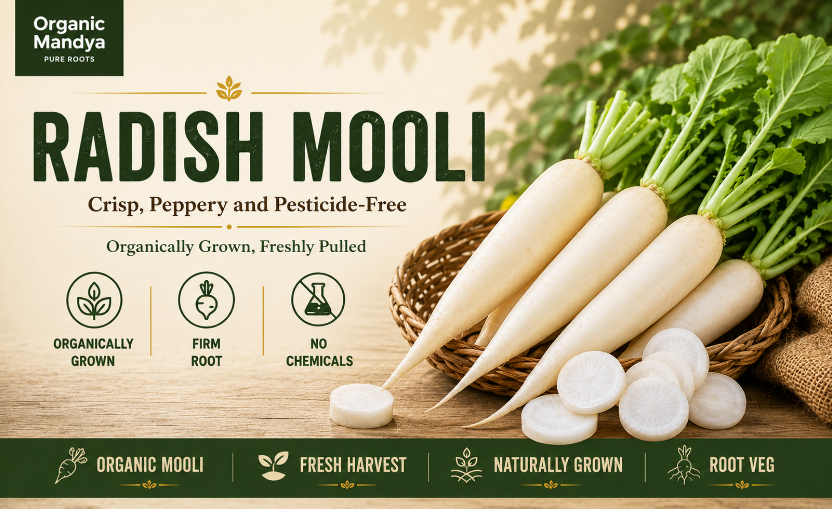 natural - radish - mooli