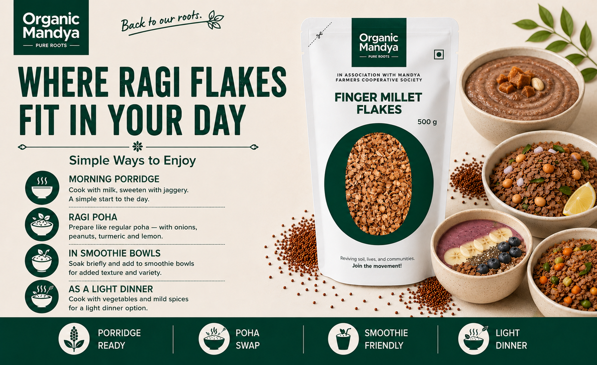 Finger millet flakes meal ideas