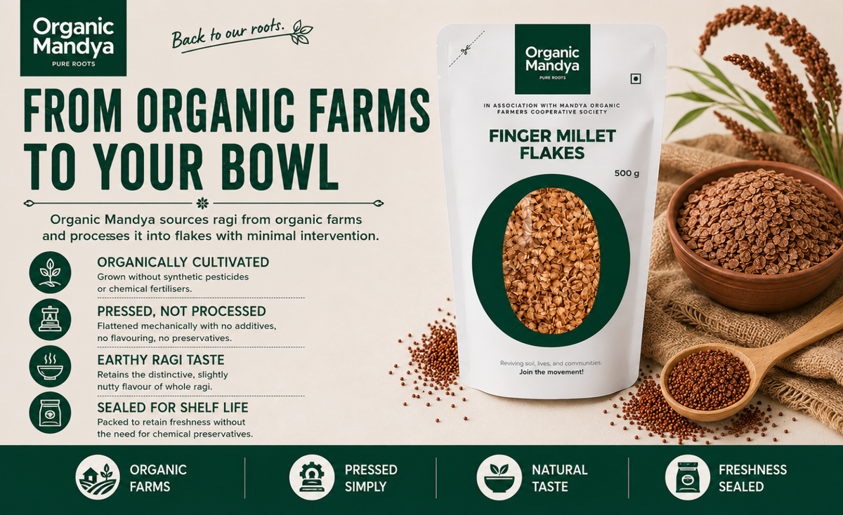 Healthy - finger - millet - flakes